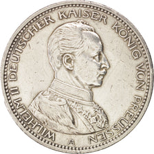 German States, PRUSSIA, Wilhelm II, 5 Mark, 1913, Berlin, Silver, KM:536