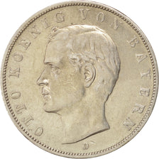Coin, German States, BAVARIA, Otto, 3 Mark, 1909, Munich, EF(40-45), Silver