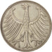 Coin, GERMANY - FEDERAL REPUBLIC, 5 Mark, 1951, Munich, EF(40-45), Silver