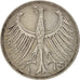 GERMANY - FEDERAL REPUBLIC, 5 Mark, 1951, Munich, EF(40-45), Silver, KM:112.1