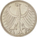 GERMANY - FEDERAL REPUBLIC, 5 Mark, 1956, Hamburg, EF(40-45), Silver, KM:112.1