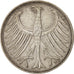 GERMANY - FEDERAL REPUBLIC, 5 Mark, 1957, Munich, EF(40-45), Silver, KM:112.1