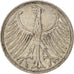 GERMANIA - REPUBBLICA FEDERALE, 5 Mark, 1957, Hamburg, BB, Argento, KM:112.1