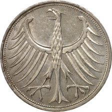 Coin, GERMANY - FEDERAL REPUBLIC, 5 Mark, 1958, Munich, AU(55-58), Silver