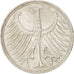 GERMANY - FEDERAL REPUBLIC, 5 Mark, 1963, Stuttgart, AU(55-58), Silver, KM:112.1