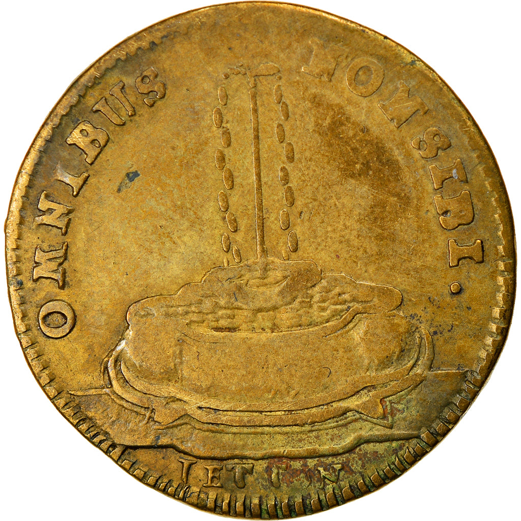 France, Token, Louis XVI, omnibus Non Sibi, History, VF(20-25), Brass