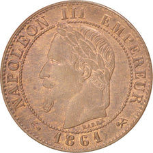 Moneta, Francia, Napoleon III, Napoléon III, Centime, 1861, Bordeaux, SPL-
