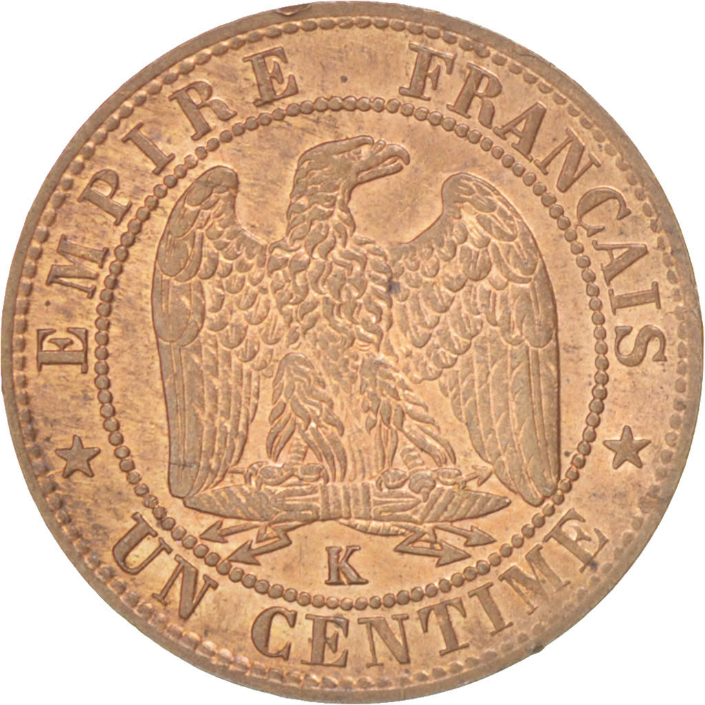 Münze, Frankreich, Napoleon III, Napoléon III, Centime, 1861, Bordeaux, VZ