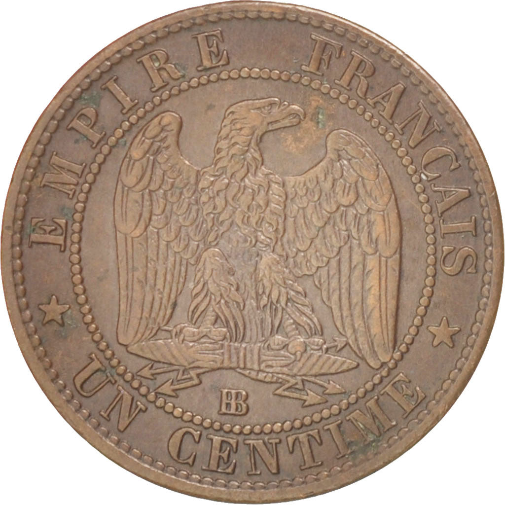 Münze, Frankreich, Napoleon III, Napoléon III, Centime, 1862, Strasbourg, SS+