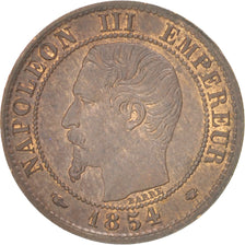 Moneda, Francia, Napoleon III, Napoléon III, Centime, 1854, Marseille, EBC