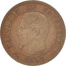 Moneta, Francia, Napoleon III, Napoléon III, Centime, 1857, Paris, SPL-