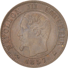 Moneta, Francia, Napoleon III, Napoléon III, Centime, 1857, Bordeaux, SPL-
