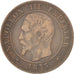 Francia, Napoléon III, 2 Centimes, 1853, Paris, MB+, Bronzo, KM:776.1