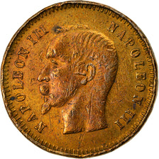 France, Token, Napoléon III, Jeu, La Grotte au Million, VF(20-25), Brass