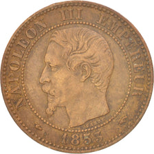 Francia, Napoléon III, 2 Centimes, 1853, Paris, BB, Bronzo, KM:776.1