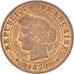 Moneta, Francja, Cérès, Centime, 1872, Paris, AU(55-58), Bronze, KM:826.1