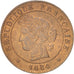 Moneta, Francja, Cérès, Centime, 1884, Paris, MS(60-62), Bronze, KM:826.1