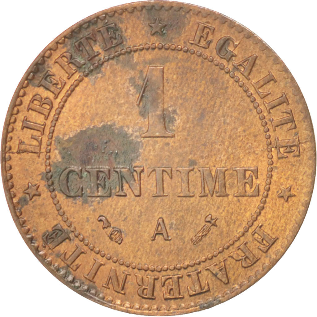 Coin, France, Cérès, Centime, 1885, Paris, AU(50-53), Bronze, KM:826.1