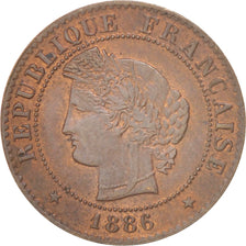 Coin, France, Cérès, Centime, 1886, Paris, AU(50-53), Bronze, KM:826.1