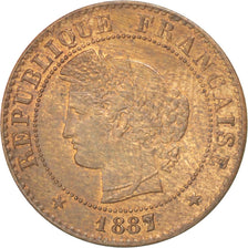 Münze, Frankreich, Cérès, Centime, 1887, Paris, VZ, Bronze, KM:826.1