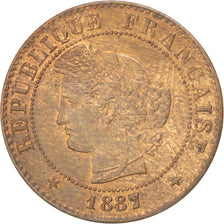 Coin, France, Cérès, Centime, 1887, Paris, AU(55-58), Bronze, KM:826.1