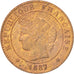 Moneda, Francia, Cérès, Centime, 1887, Paris, EBC+, Bronce, KM:826.1