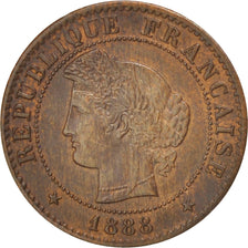 Coin, France, Cérès, Centime, 1888, Paris, AU(50-53), Bronze, KM:826.1