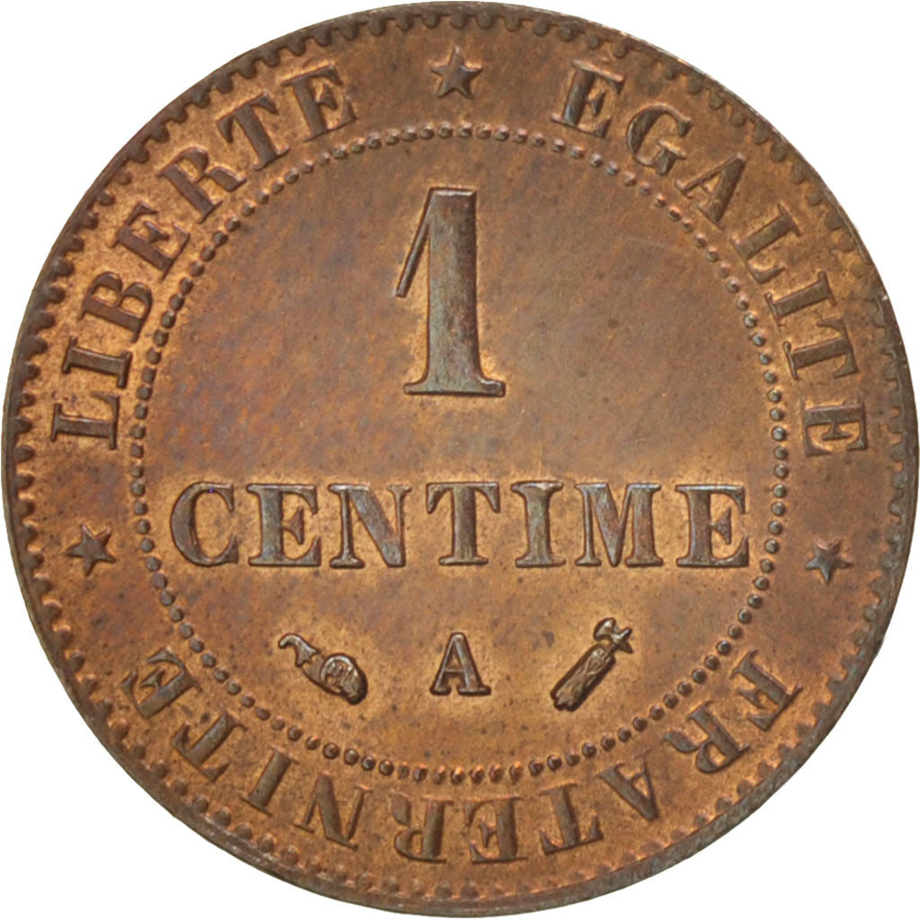 Coin, France, Cérès, Centime, 1888, Paris, AU(55-58), Bronze, KM:826.1