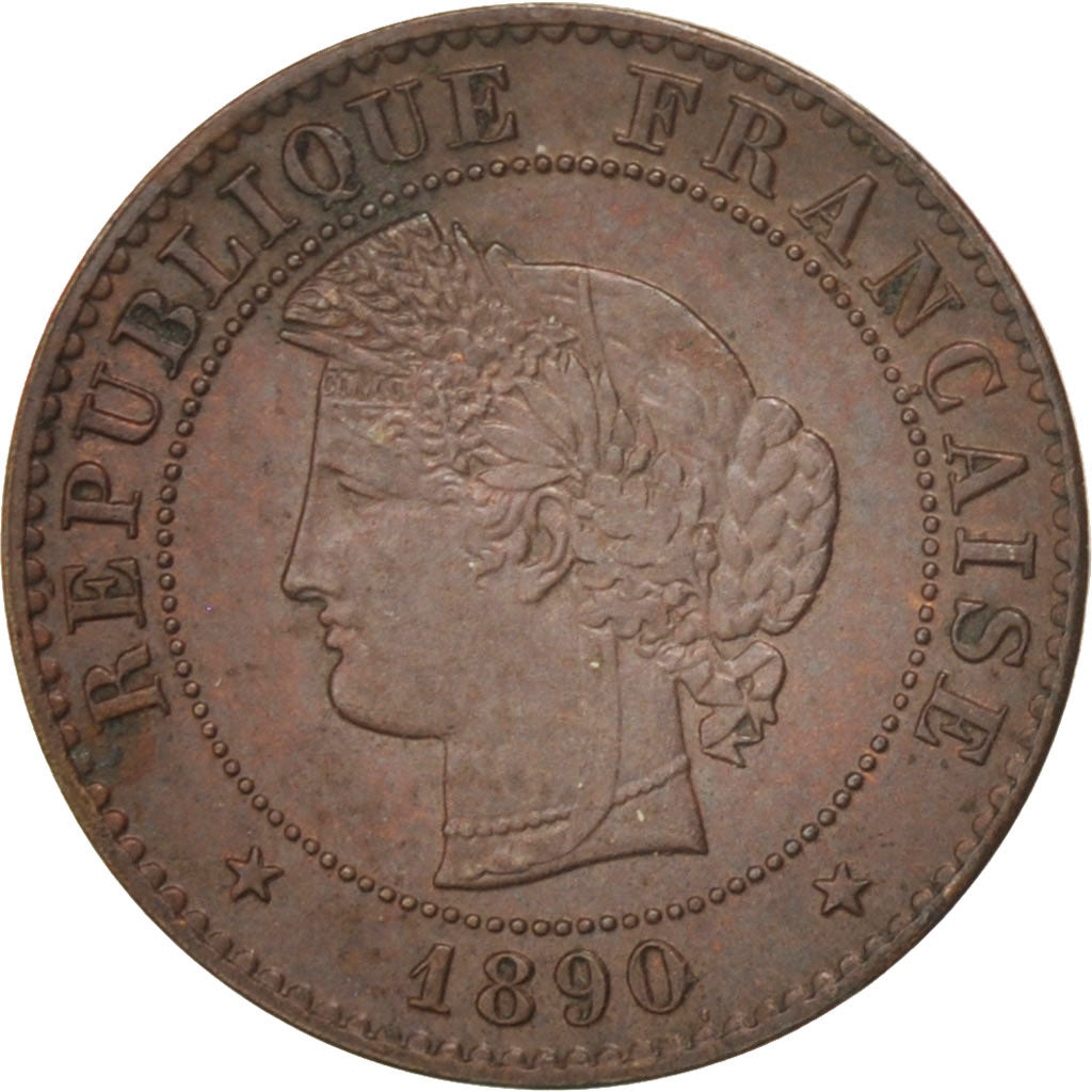 Coin, France, Cérès, Centime, 1890, Paris, EF(40-45), Bronze, KM:826.1