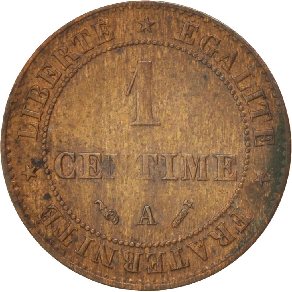 Coin, France, Cérès, Centime, 1890, Paris, EF(40-45), Bronze, KM:826.1