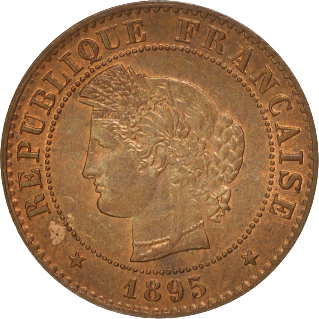 Coin, France, Cérès, Centime, 1895, Paris, MS(60-62), Bronze, KM:826.1