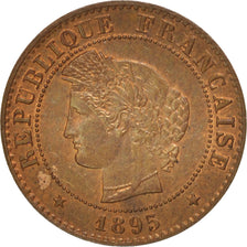 Moneda, Francia, Cérès, Centime, 1895, Paris, EBC+, Bronce, KM:826.1