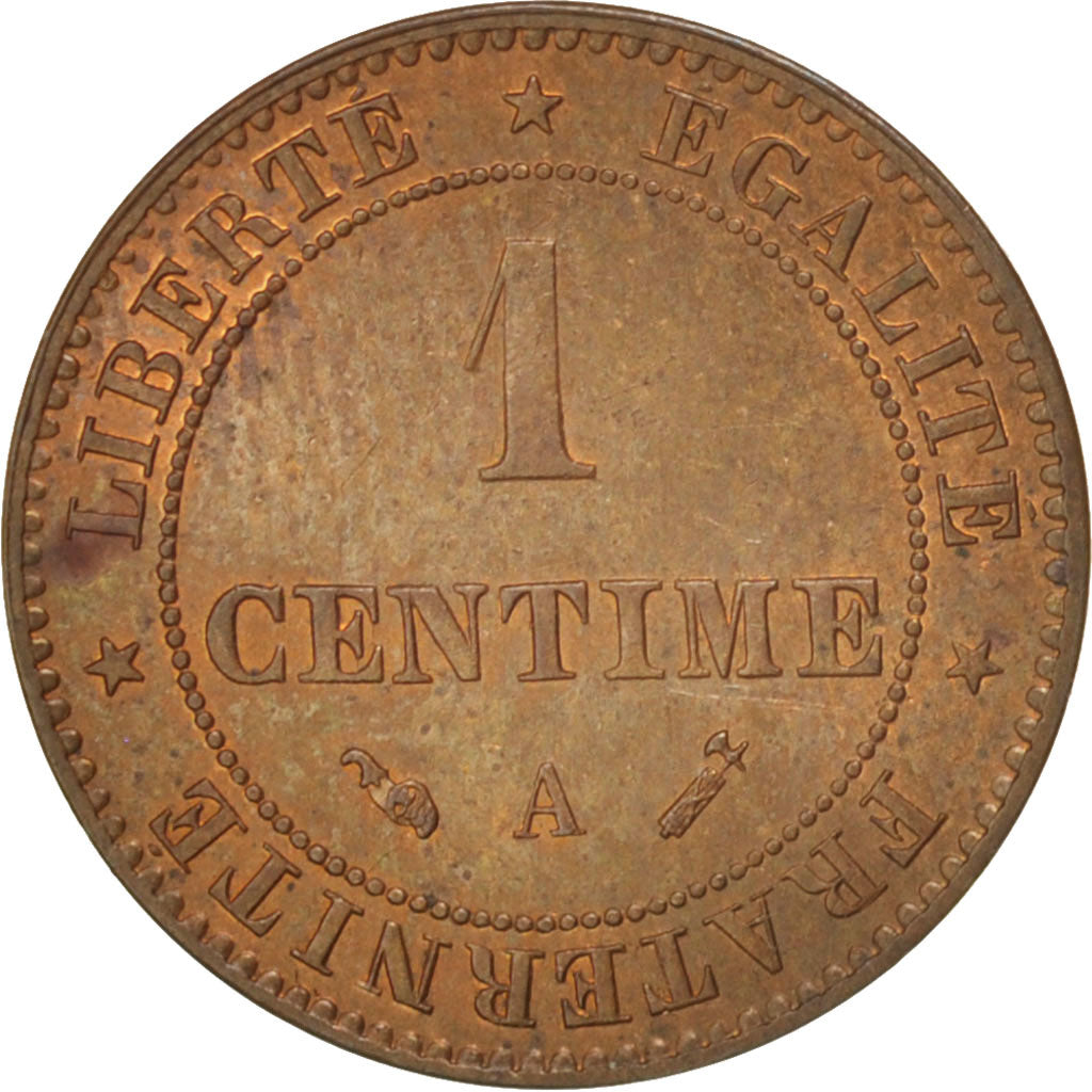 Coin, France, Cérès, Centime, 1895, Paris, MS(60-62), Bronze, KM:826.1