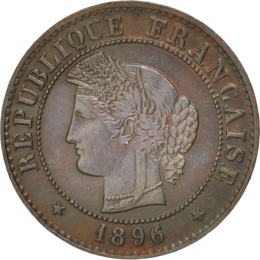 Francia, Cérès, Centime, 1896, Paris, EBC, Bronce, KM:826.1, Gadoury:88