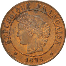 Coin, France, Cérès, Centime, 1896, Paris, MS(63), Bronze, KM:826.1