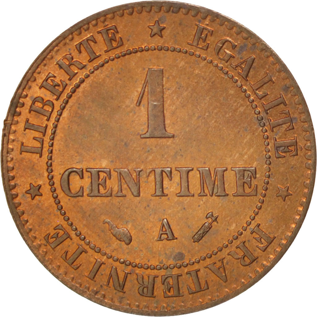 Coin, France, Cérès, Centime, 1896, Paris, MS(63), Bronze, KM:826.1