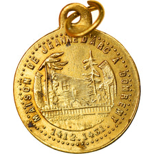 France, Medal, La Maison de Jeanne d'Arc, History, AU(55-58), Brass