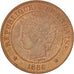 Coin, France, Cérès, 2 Centimes, 1886, Paris, MS(60-62), Bronze, KM:827.1