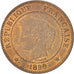 France, Cérès, 2 Centimes, 1890, Paris, SUP, Bronze, KM:827.1, Gadoury:105