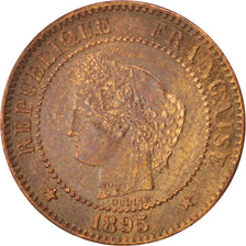 Monnaie, France, Cérès, 2 Centimes, 1895, Paris, TTB, Bronze, KM:827.1
