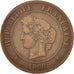Monnaie, France, Cérès, 5 Centimes, 1896, Paris, TB, Bronze, KM:821.1