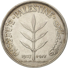 Coin, Palestine, 100 Mils, 1927, AU(50-53), Silver, KM:7