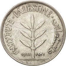 Palestine, 100 Mils, 1931, VF(30-35), Silver, KM:7