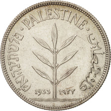 Coin, Palestine, 100 Mils, 1933, AU(50-53), Silver, KM:7