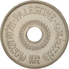 Palestine, 20 Mils, 1934, TTB, Copper-nickel, KM:5