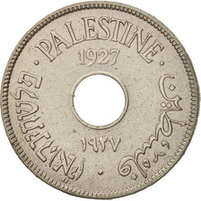 Palestine, 10 Mils, 1927, EF(40-45), Copper-nickel, KM:4