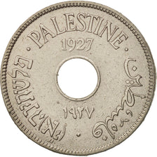 Palestine, 10 Mils, 1927, TTB, Copper-nickel, KM:4