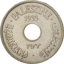 Palestine, 10 Mils, 1933, EF(40-45), Copper-nickel, KM:4