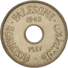 Palestine, 10 Mils, 1942, EF(40-45), Copper-nickel, KM:4