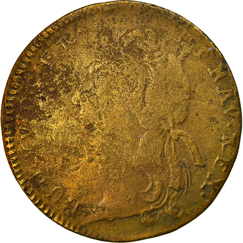 France, Token, Louis XV, Statue de Louis XV à Bordeaux, History, 1744